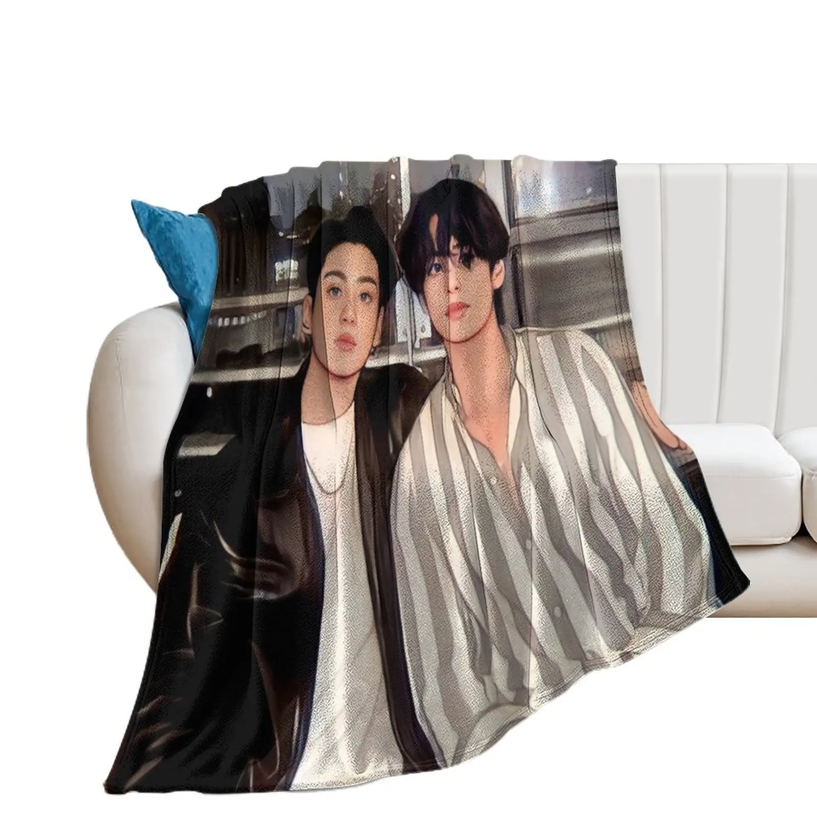 Taekook Throw Blanket christmas gifts Soft Big funny gift Blankets