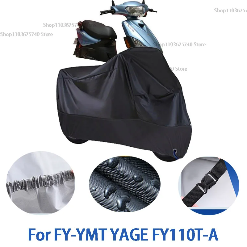 

Motorcycle Full Covers For FY-YMT YAGE FY110T-A Car Outdoors Sun Protection Dust No Ear Thickened Oxford Clothcover Accessories