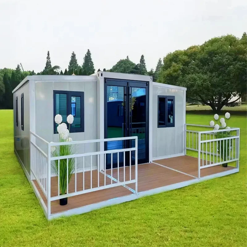 40ft 20ft Prefabricated Mobile Expandable Ready Made Luxury Container House 4 Bedroom Prefab Villa Portable Home