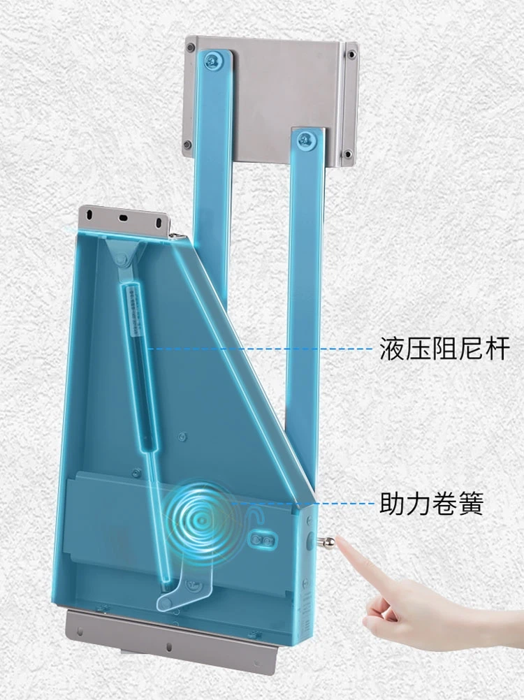 

Customized renovation of kitchen hanging cabinets, stainless steel pull-down baskets, cabinets, high cabinets, and shelves