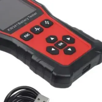 KW341 Car For Battery Tester 6V 12V 24V Internal Resistance Analyzer With 2.8 Inch LCD Screen For Auto Vehicle Engine Starte