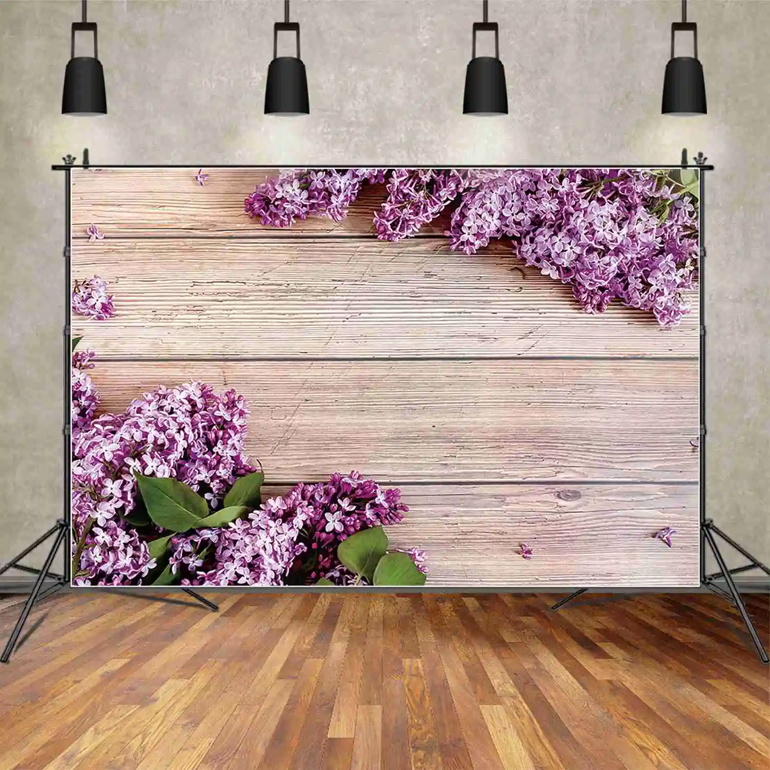 MOON.QG Food Product Photography Material Background Wood Floral Photo Backdrop Wooden Boards Studio Photoshoot Props Supplies