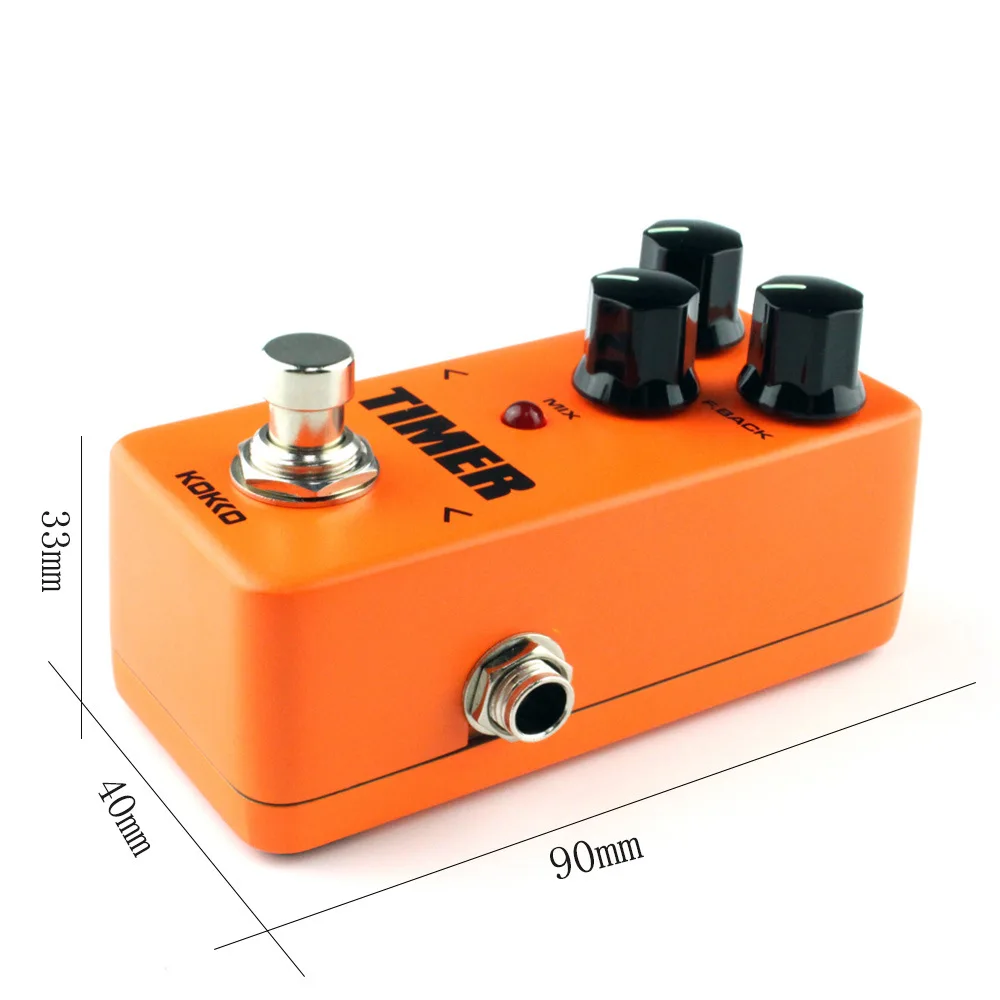 KOKKO FDD2 Timer Delay Electric Guitar Pedal Efeitos Processadores Alta Calidad Portatil Guitarra Efeitos DJ Equipment