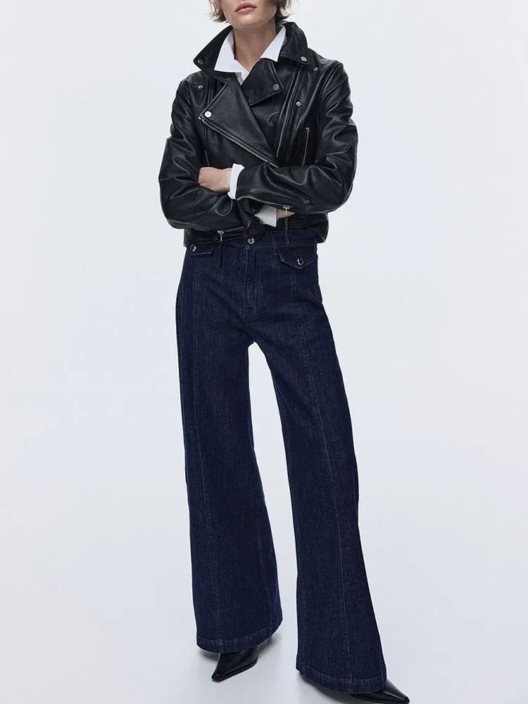 

Spring 2026 Women's Faion High Waist Wide Leg Jeans Casual Versatile New Arrival Comfortable Loose Fit Long Pants