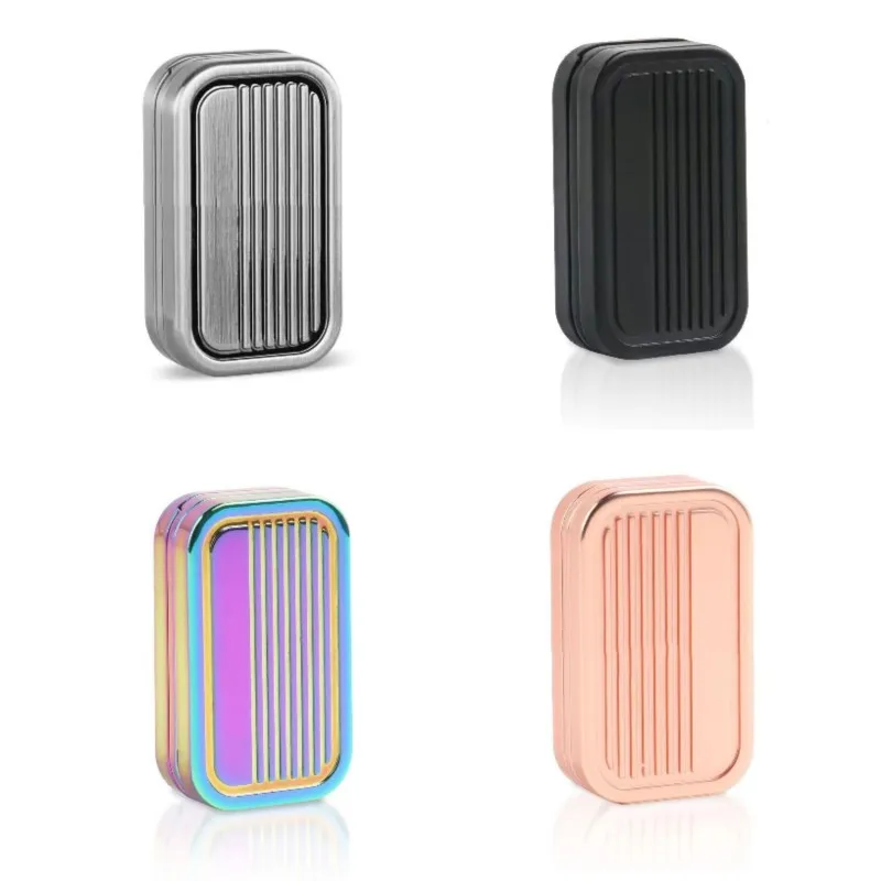 EDC Push Card Toy Metal Magnetic Slider Fidget Toy For Stress Relief Finger Flexibility Training Portable Toys For Kids Adults