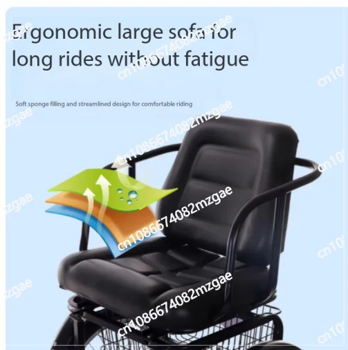Lightweight Small Elderly Transportation Bicycle Adult Car The Elderly Force Tricycle Pedal Pedal Bike