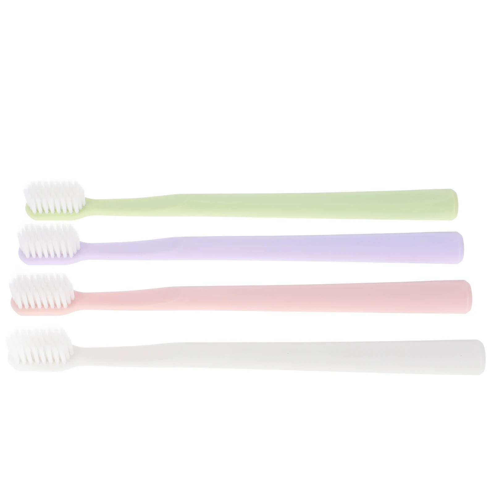 

8Pcs Portable Soft Bristle Toothbrush Set Travel Toothbrush with Cap Wheat Straw Manual Compact Lightweight for Camping Work