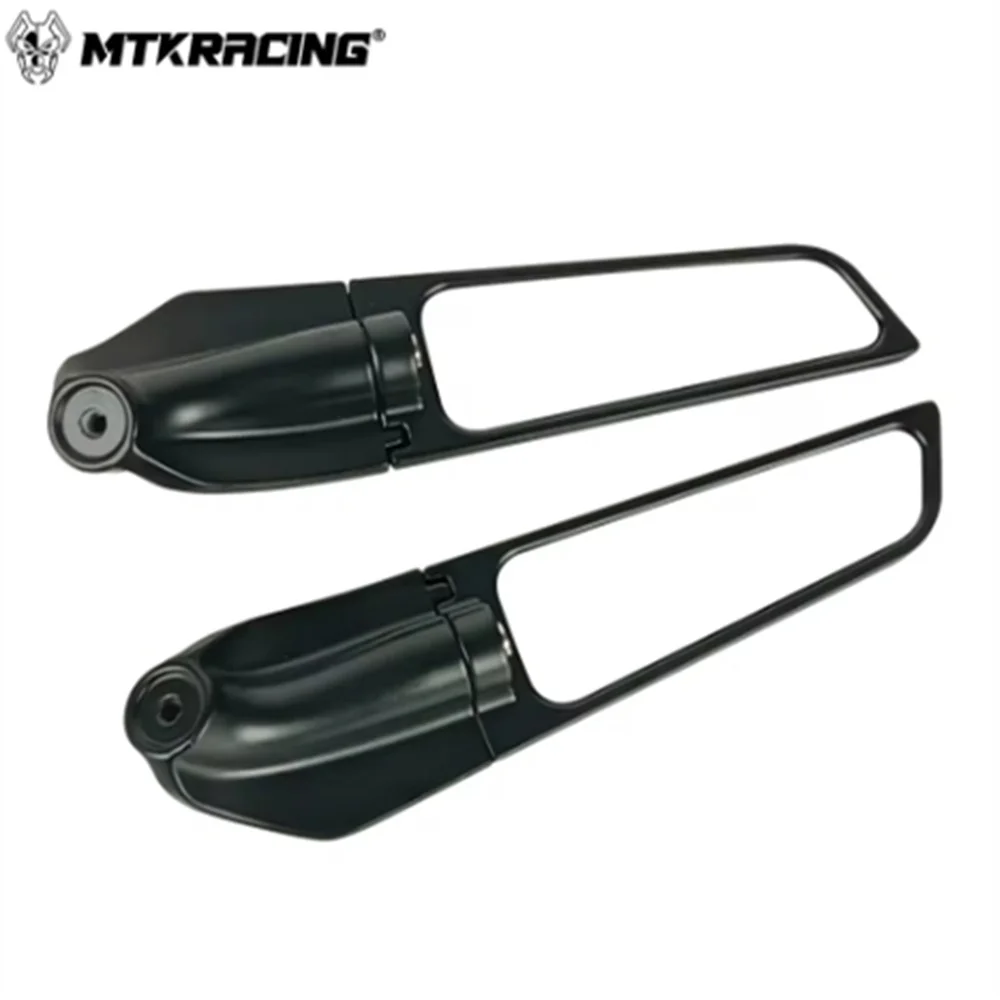 MTKRACING For KAWASAKI ZX10R 2008-2010 Motorcycle mirror modification with adjustable wing and rotating rearview mirror