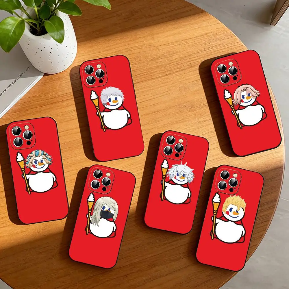 

M-Mi xue Snow k-King Phone Case For iPhone 17, 16,15,14,13,12,11 Plus,Pro Max, Others Soft Black Cover