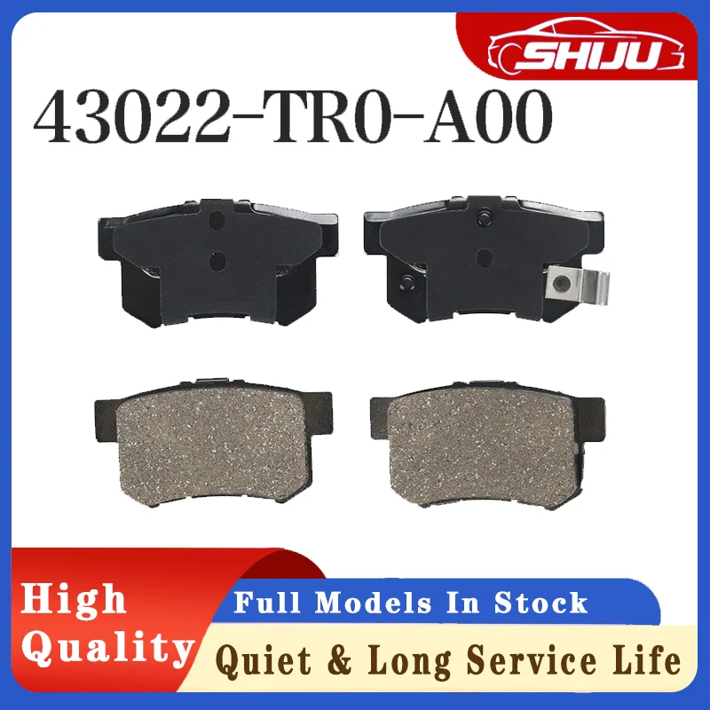43022‑TR0‑A00/D1705 High‑Quality Ceramic Brake Pads, For Haval H6 (2014‑2020), Honda Accord, Civic, CR‑V and Acura TL