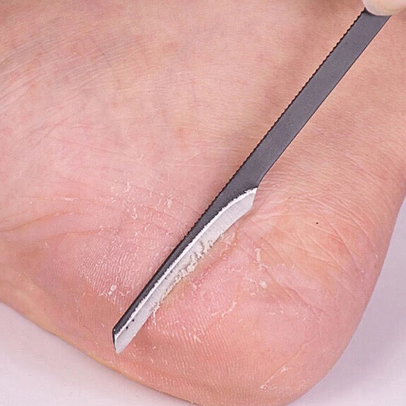 Grattoir de pédicure professionnel en acier inoxydable, coupe-ongles portable, outil de soins des pieds