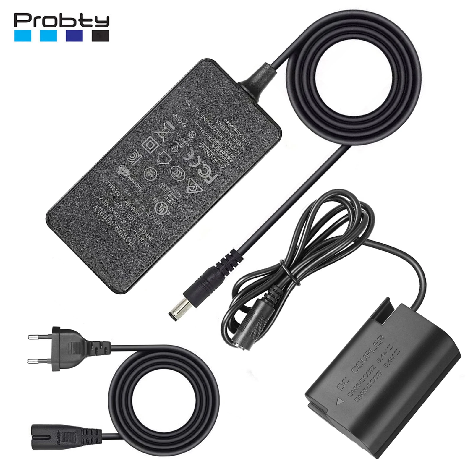 DMW-DCC17 DC Coupler AC Power Adapter DMW-BLK22 Dummy Battery For Panasonic LUMIX DC-S5 S5K DC-S5GK GH5 II GH6