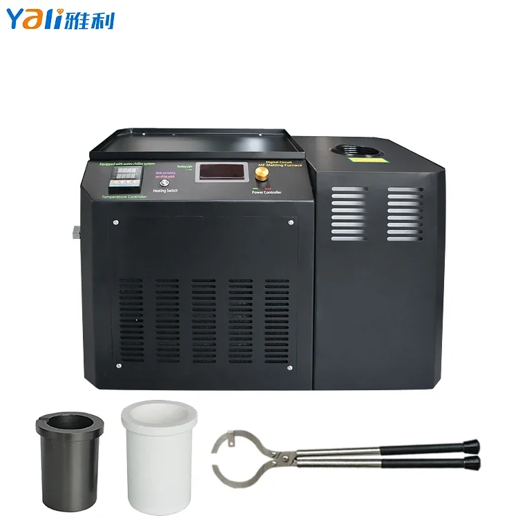 3KG 5000W 1200 Degrees Temperature Control Gold Silver Melting Machine Furnace For Smelting Metal Jewelry