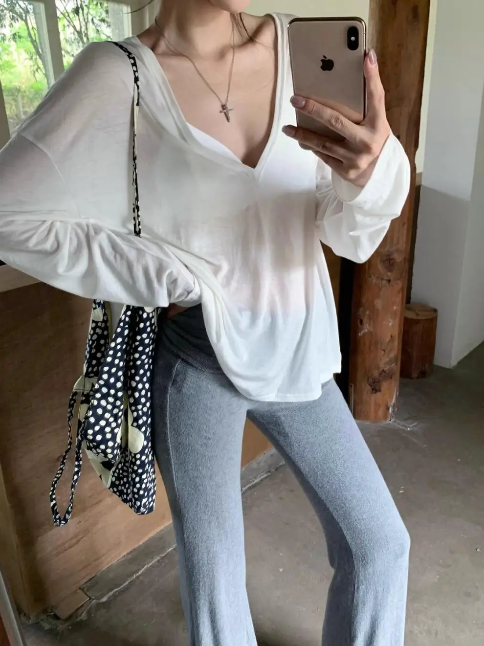 Thin Perspective Long Sleeved T-shirt for Women's Summer Loose Casual Korean Base Sun Protection Cover Up Top for Women