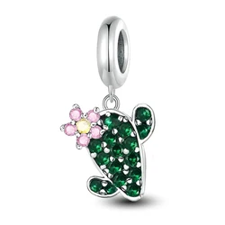 Fit 925 Original Bracelets Love Heart Flower Four Leaf Clover Turtle 925 Silver Charms Beads DIY Birthday Jewelry Gift