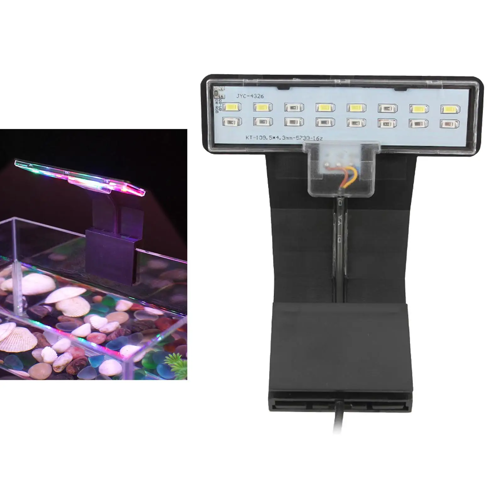 Clip on LED Aquariums Light Co - đánh giá và giá Aquarium Marine Color