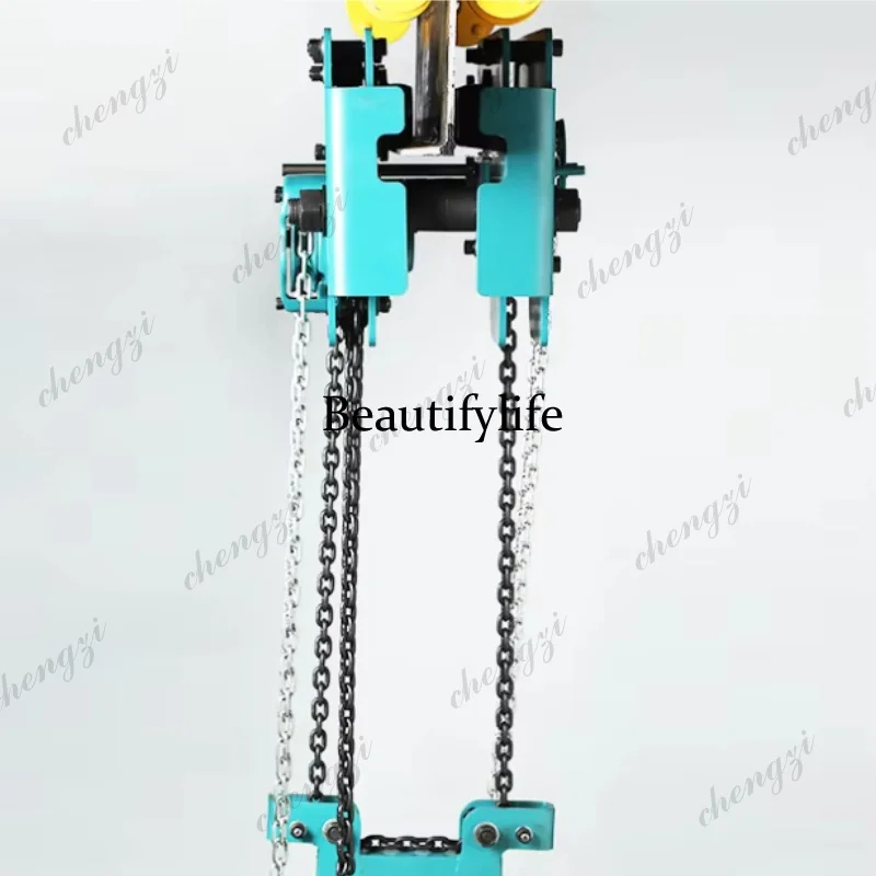 M81 Low Headroom Double Chain Hand Hoist Manual Chain Lifting Hoist Heavy Duty Industrial Crane Lifting Handling Equipment Tool