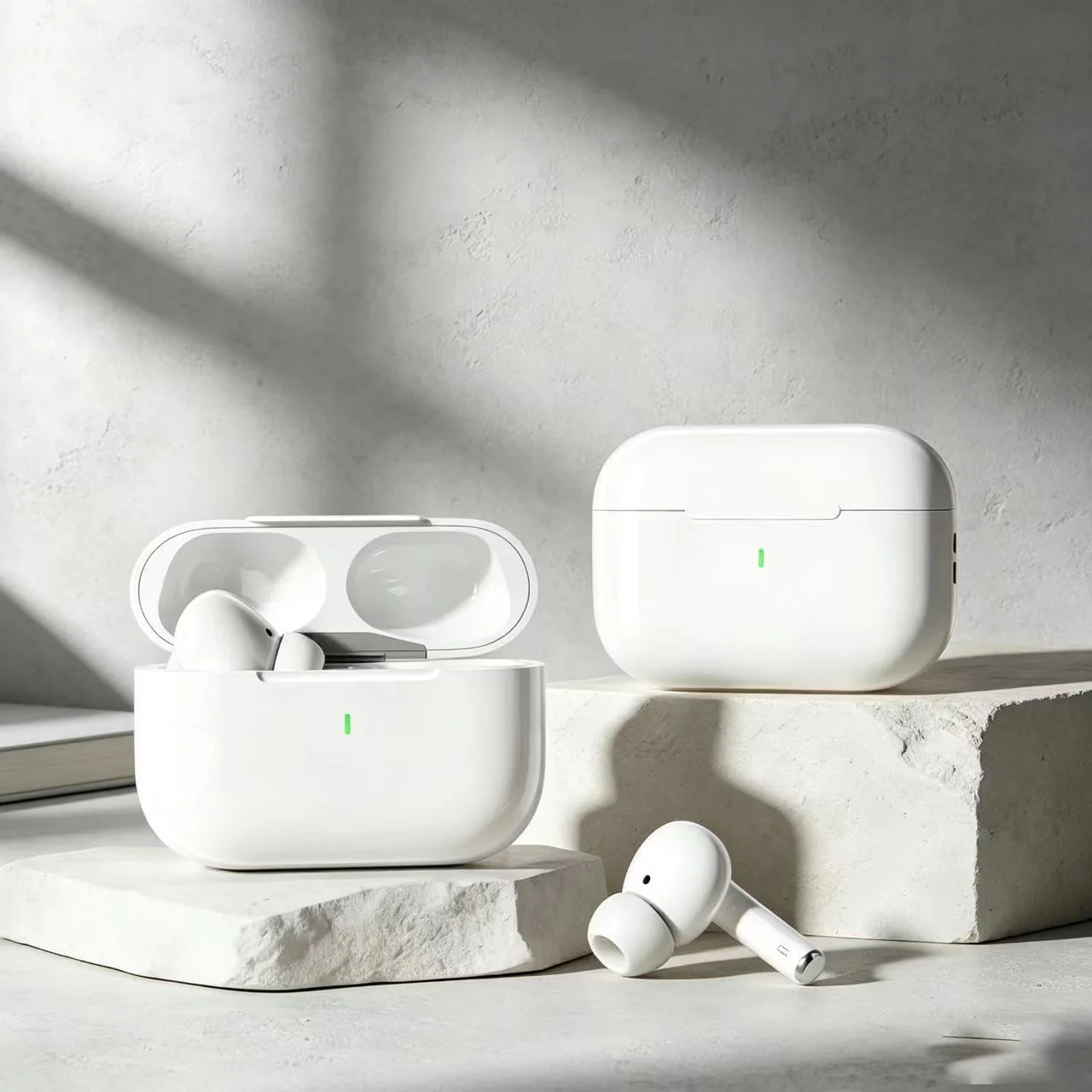 TWS Wireless Bluetooth 6.0 Earbuds, In-ear Stereo Headset, Touch Control, Noise Reduction, Hands-free Call, Sport Earphones
