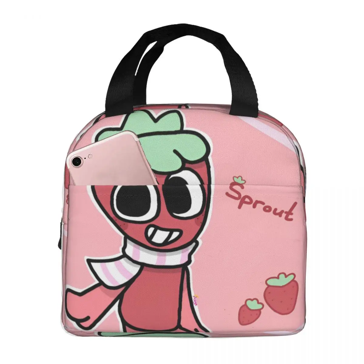 

Dandys World Insulated Lunch Bag Cooler Bag Lunch Container Game Cute Cartoon Leakproof Tote Lunch Box Food Handbags Outdoor