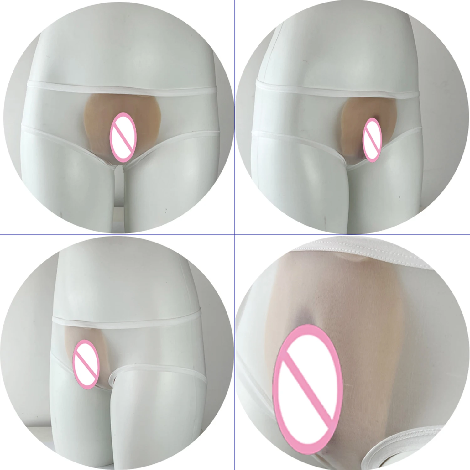 Large size Silicone Crossdressing Pad Fake Pussy Piece Crossdressing Small Toys Male Crossdressing Cosplay