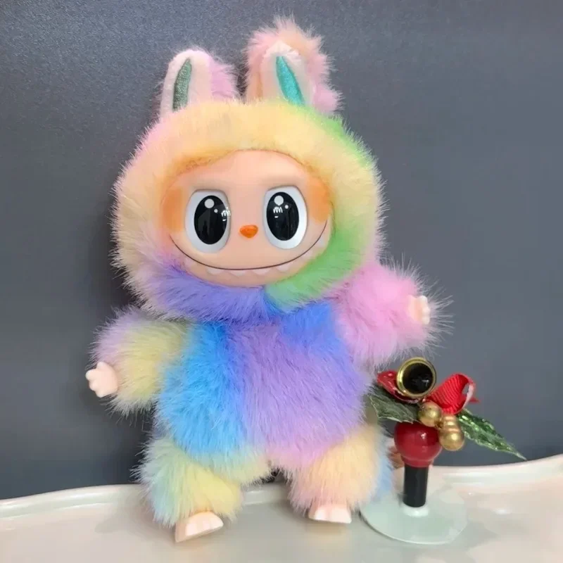 LABUV3 V4 صندوق أعمى سلسلة وحوش BUBU دمية الفينيل معكرون نمط تحصيل العصرية المفاتيح قلادة سطح المكتب هدية مزخرفة