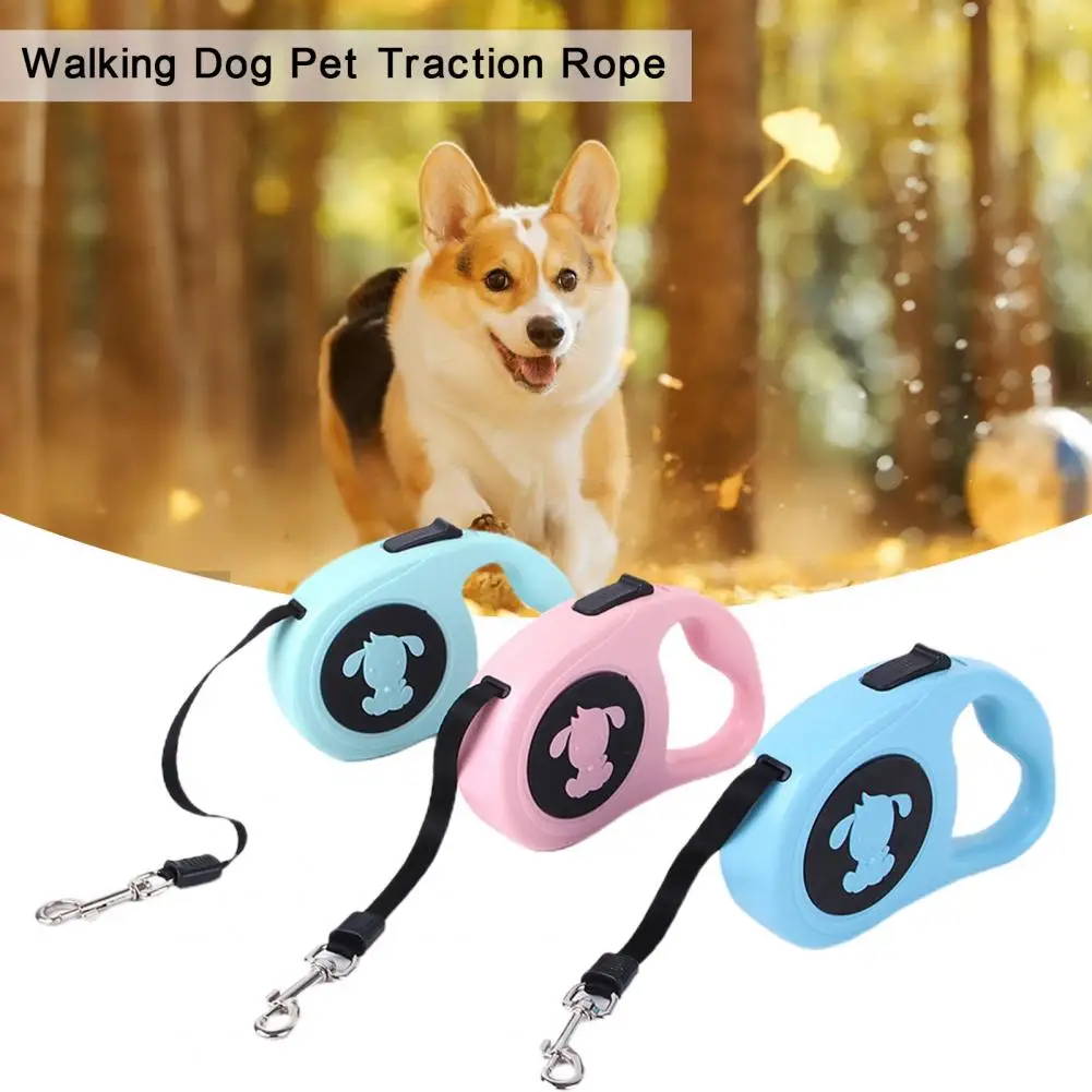 3 Meters 5 Meters Retractable Dog Leash，One Key SwitchPet Leash，Automatic Extending Dog Leash Rope，Pet Supplies