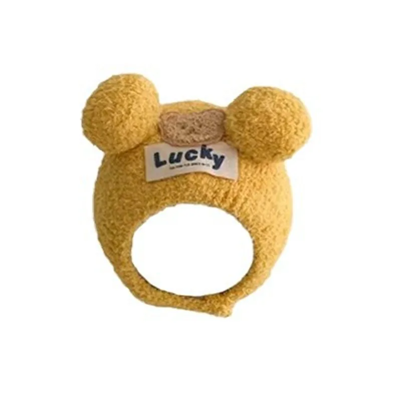 قبعات شتوية دافئة للأطفال والبنات والأولاد قبعات من الصوف مع قبعات لحماية الأذن من الصوف #5