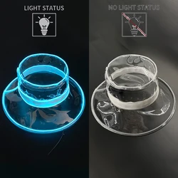 LED Light Up Bucket Hat Women's Hat Summer Hat Transparent PVC Bucket Hats Cap Multicolored Waterproof Rain Hat