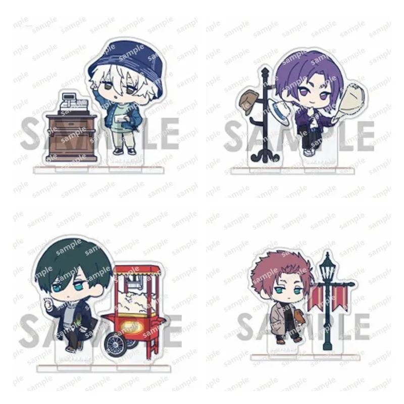 Anime BLUE LOCK Figures Reo Mikage Seishiro Nagi Itoshi Sae Cosplay Acrylic Standing Sign Model Fashion Plate Desk Decor Prop