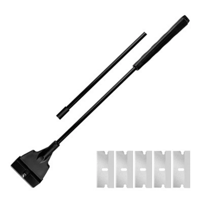 Aquarium Algae Scraper Long Handle Scrapers Algae Removing Tool & Blades Kit Drop Shipping