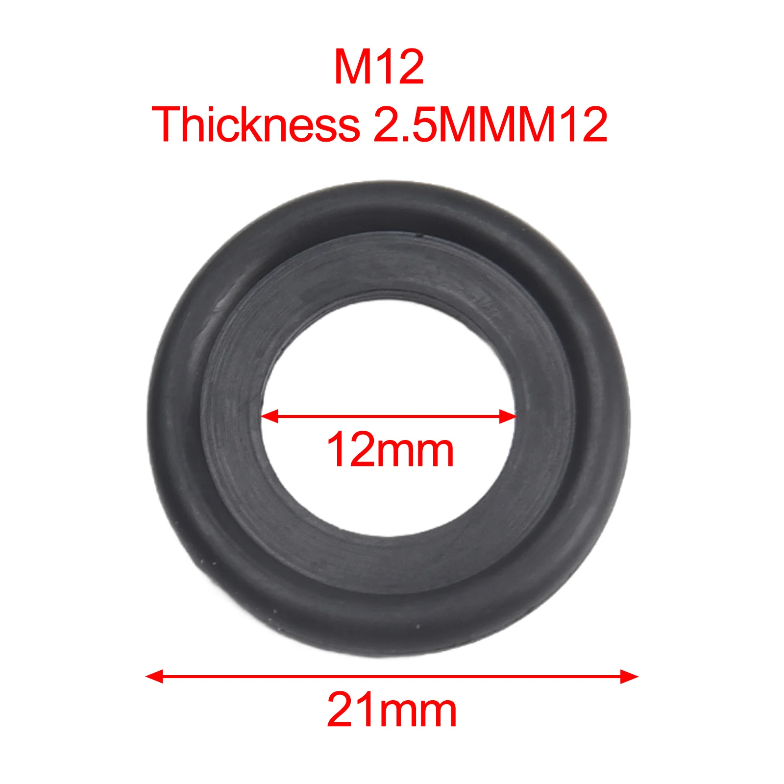 10x Car M 12/Oil Drain Plug Gasket 11mm Rubber Sealing Oil Drain Gaskets Washer Oil Pan Sealer Replacement Parts 12616850