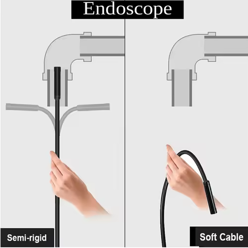 8mm Endoscope Camera 720P HD USB Endoscope With 8 LED 1/2/5/10M Flexible Cable Waterproof Inspection Borescope for Android PC - Image 5