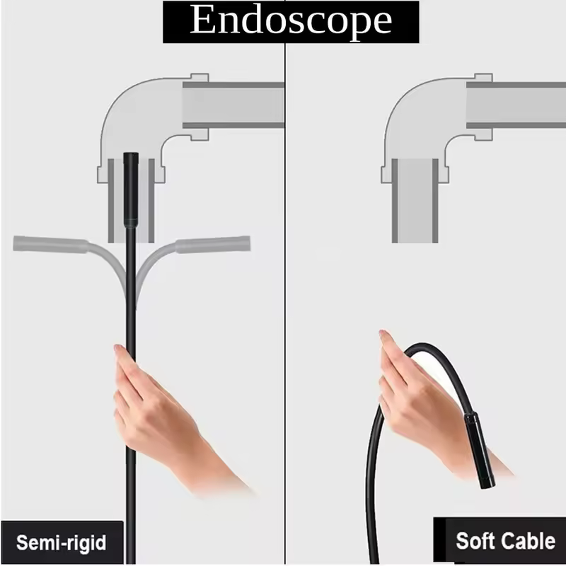 8mm Endoscope Camera 720P HD USB Endoscope With 8 LED 1/2/5/10M Flexible Cable Waterproof Inspection Borescope for Android PC - Image 5