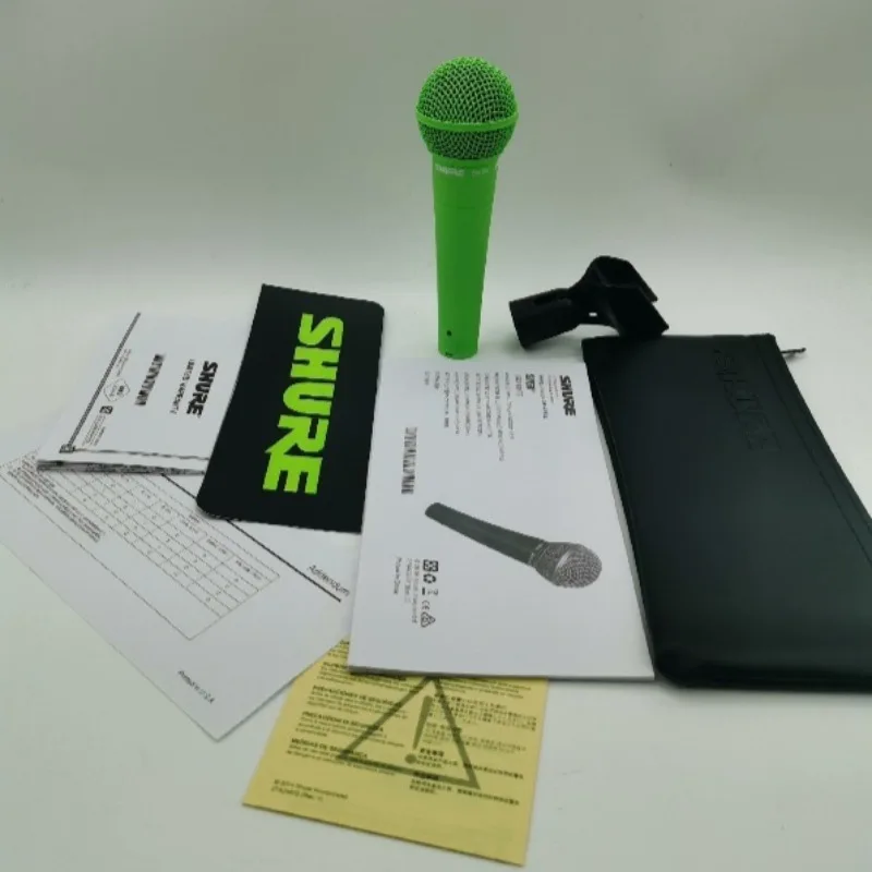 Shure SM58 Legendary Vocal Dynamic Wired Microphone High Quality Professional DJ Cardioid Mic Karaoke Custom Color SM58 Mic