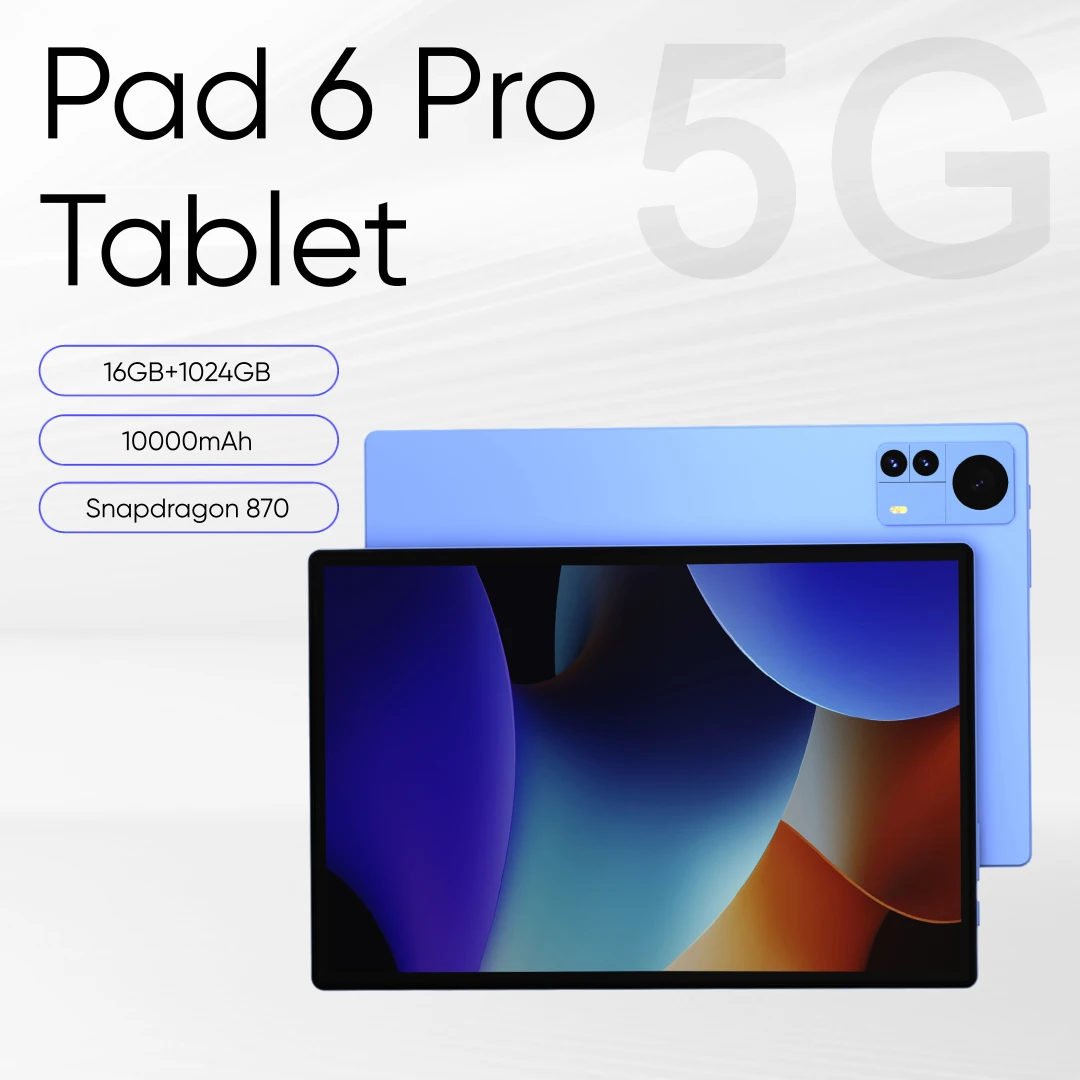 yZ[zO[opbh6 Pro^ubg HDXN[ 11.6C` Snapdragon 870 Android 12 10000mAh 16GB+1TB ^ubgPC 5G fASIMJ[h܂WIFI