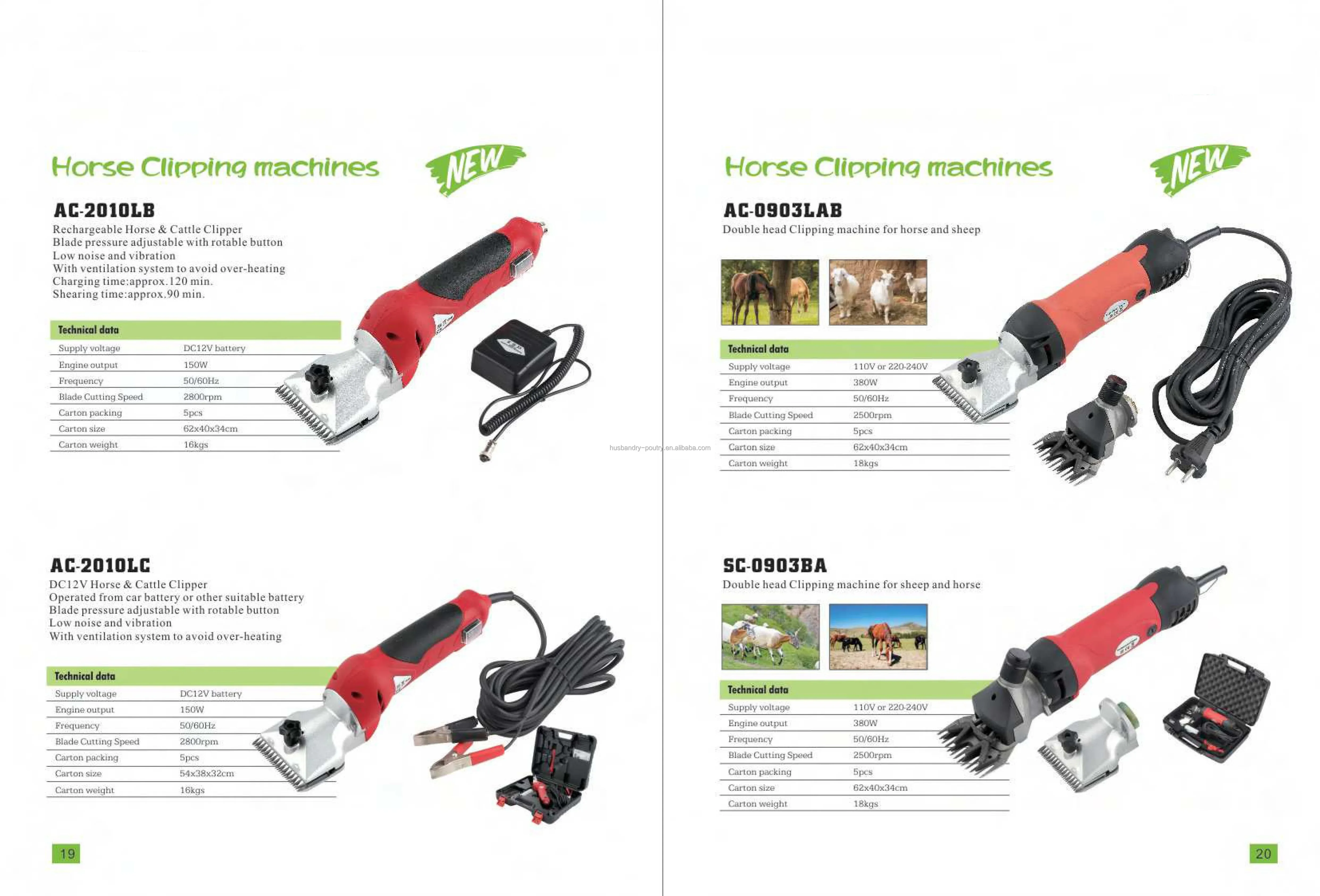 Tesoura de cisalhamento com bateria, Cordless Horse Cattle Shears