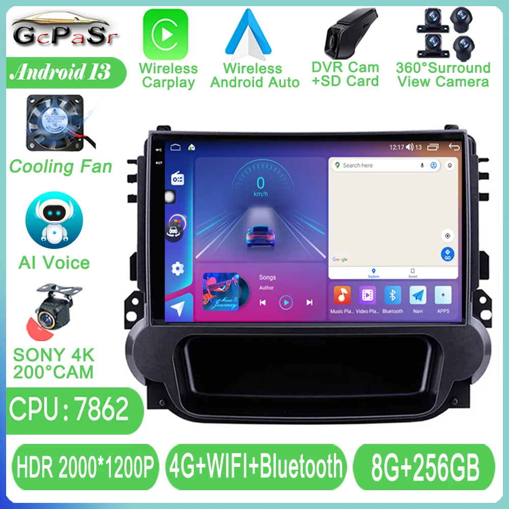 For Chevrolet Malibu 8 2012-2015 Car Radio Video Multimedia Monitor Bluetooth Player Android Navigation Autoradio Carplay IPS