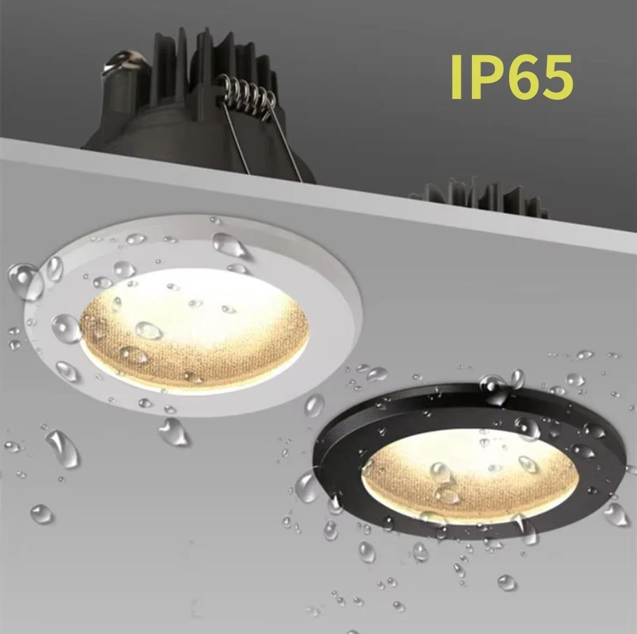 Round LED Spot Lights IP65 Waterproof COB Aluminum Ceiling Lamp Foco Light For Kitchen Shower Bathroom Indoor Outoor Lighting