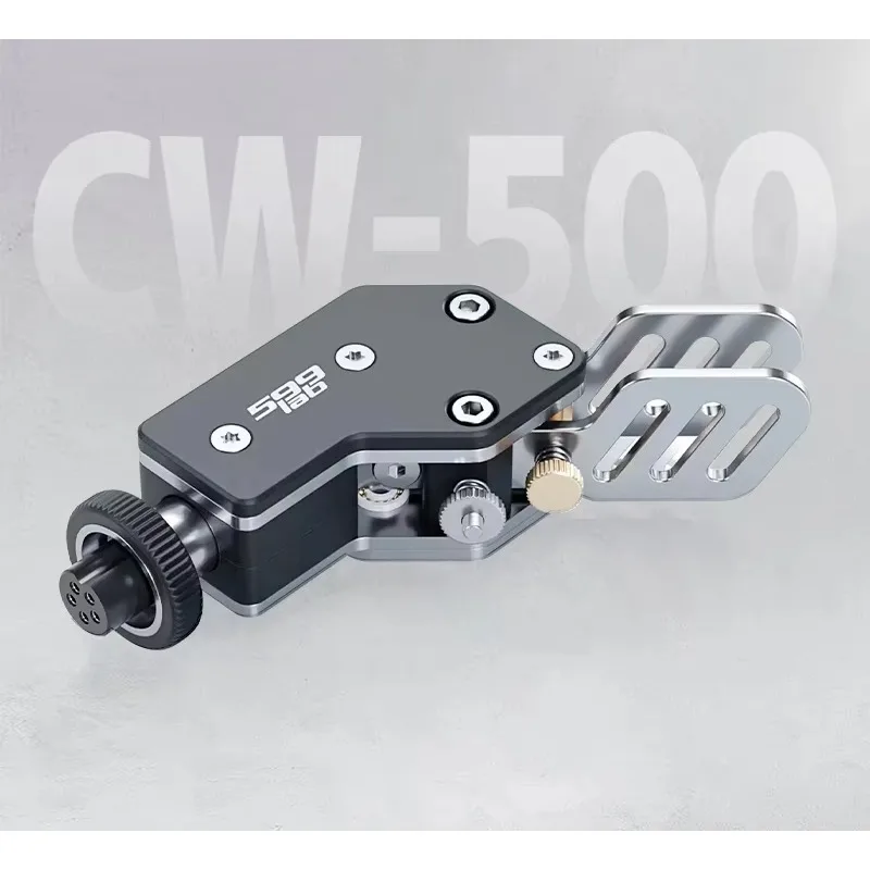 GOOD CW-500 Lab599 Compact Lambic Dual Paddle CW Morse Key for TX-500 Shortwave Radio Support Damping Force Adjustment