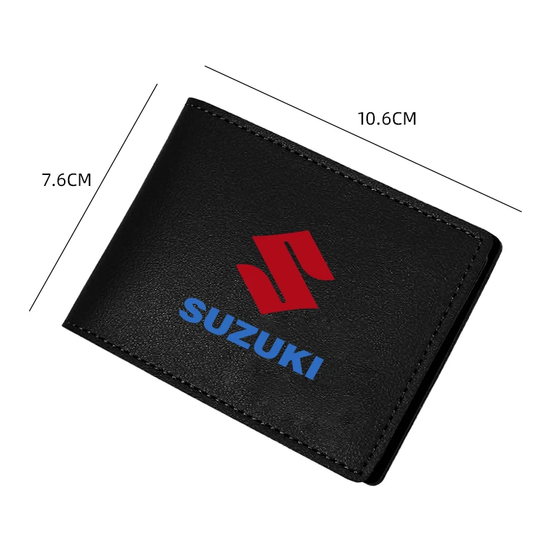 For Suzuki Jimny Grand Vitara Swift Alto Auto Driver License Cover Suede Anti-Fur Car Driving Documents Case Credit Card Holder