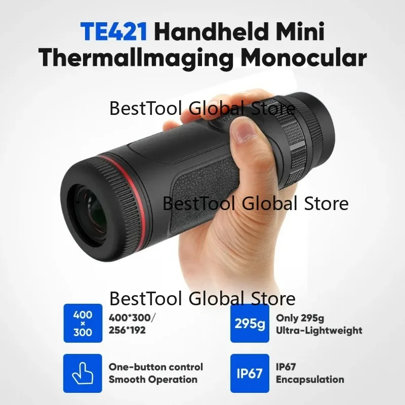 

Guide 400x300 Thermal Imager Monocular with 1300m Detection Range, 5H Battery & IP67 for Hunting/Night Wildlife Observation