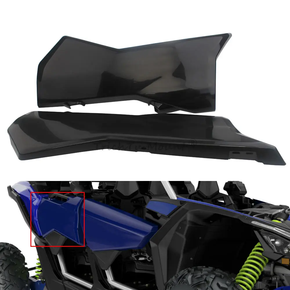 

UTV Accessories ABS plastic 2Pcs Left & Right Rear Upper Door Panels Fit For Can-Am Maverick X3 MAX STD 4x4 MAX DS Turbo 4Doors