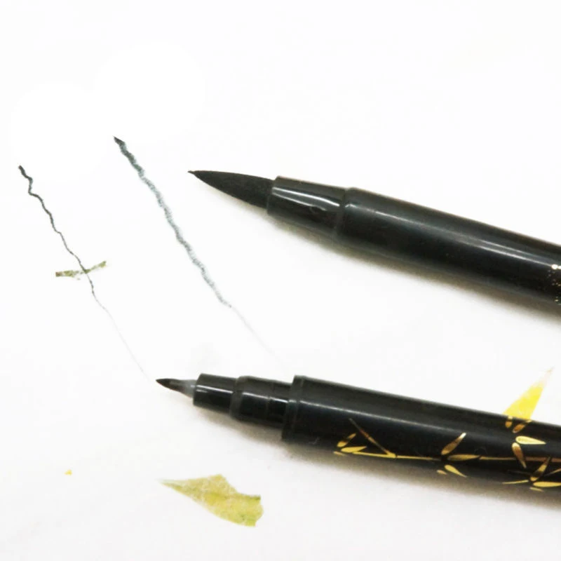 قلم فرشاة الخط المرن ذو الطرف المزدوج للحبر الصيني عديم الرائحة المائي مناسب لجميع المستويات