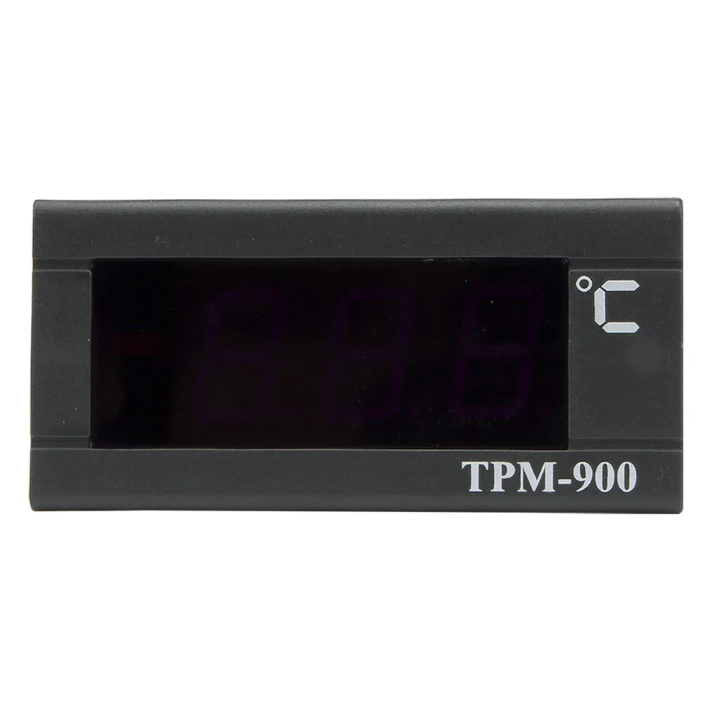 TPM-900 digital LED thermometer flush digital temperature panel meter with sensor AC 220V AC DC 24V 12V