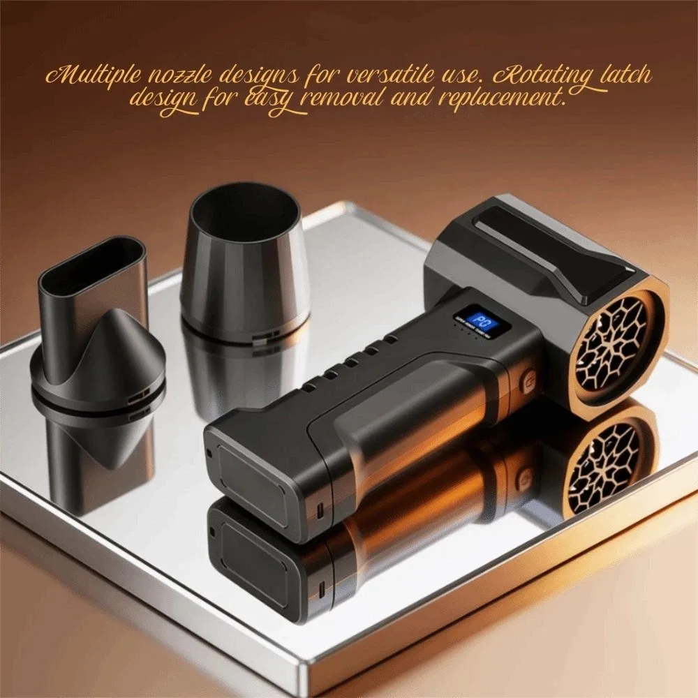 

Cordless Operation Cordless Handheld Turbo Blower High Performance Motor Ergonomic Grip High Power Mini Air Fan Compact Portable