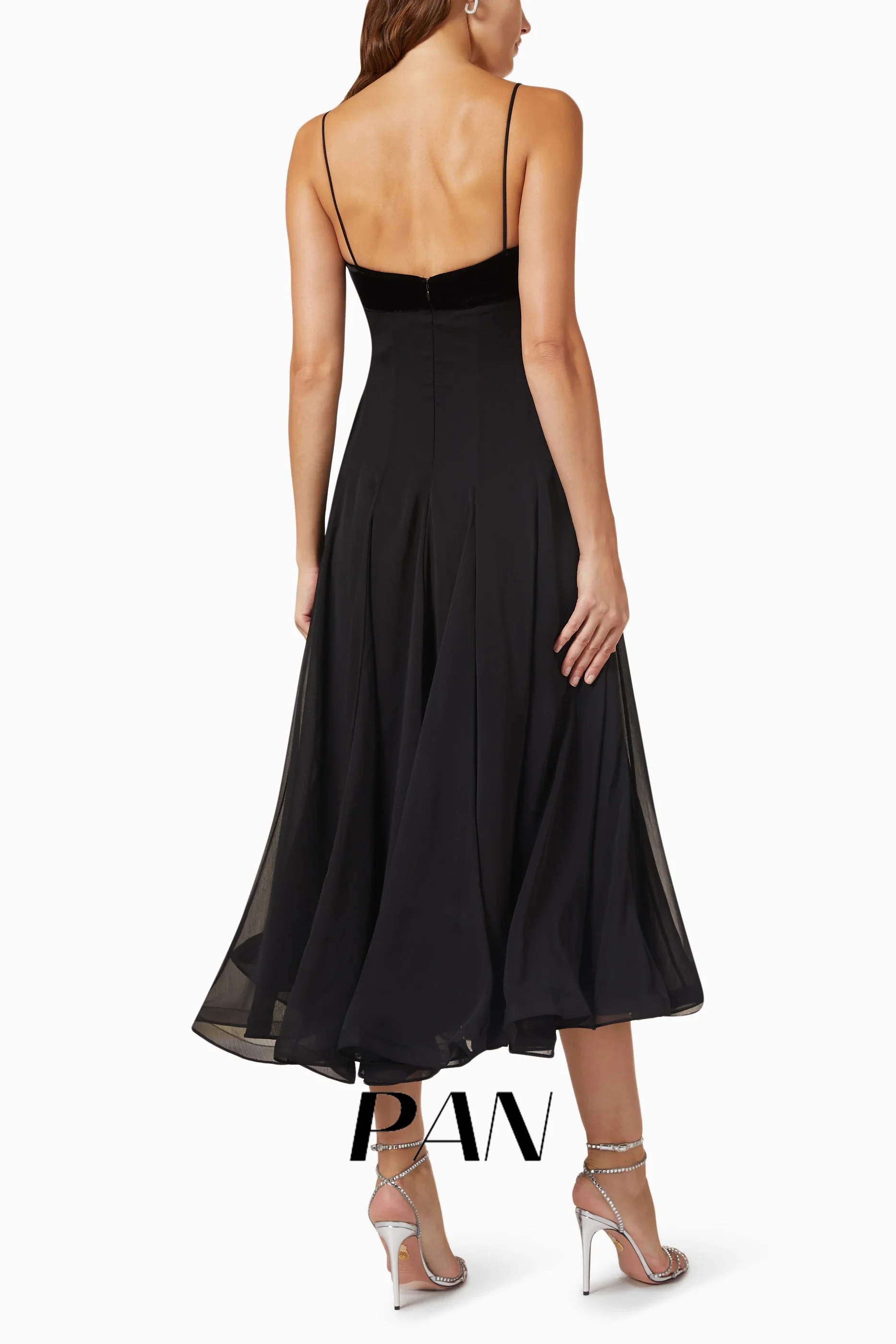 Pan Customized Spaghetti Straps Special Occasions Dress Chiffon Formal Gowns Elegant Party Dresses Woman Dubai 2025 image 4