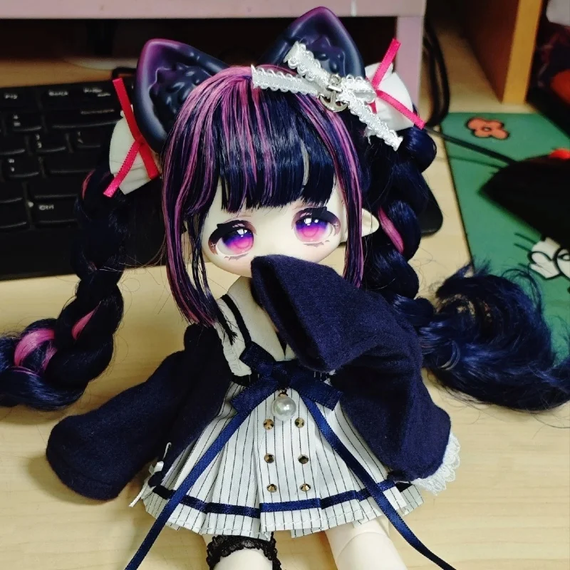 In Stock Meki Blind Box Bjd Good Night Series Posable Joint Doll Ornament Collectible Decor Gift Mystery Surprise Box Model Toy