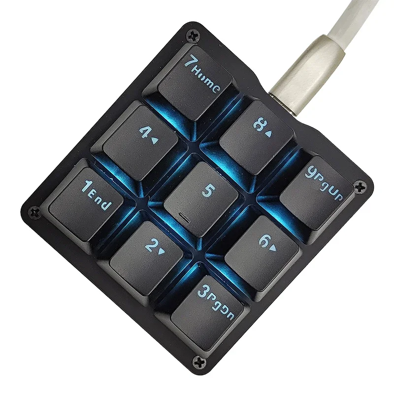 9-key Mechanical Keyboard Osu Audio Macro Programming Custom Drive-free Plug-and-play Multimedia Portable Keyboard personality