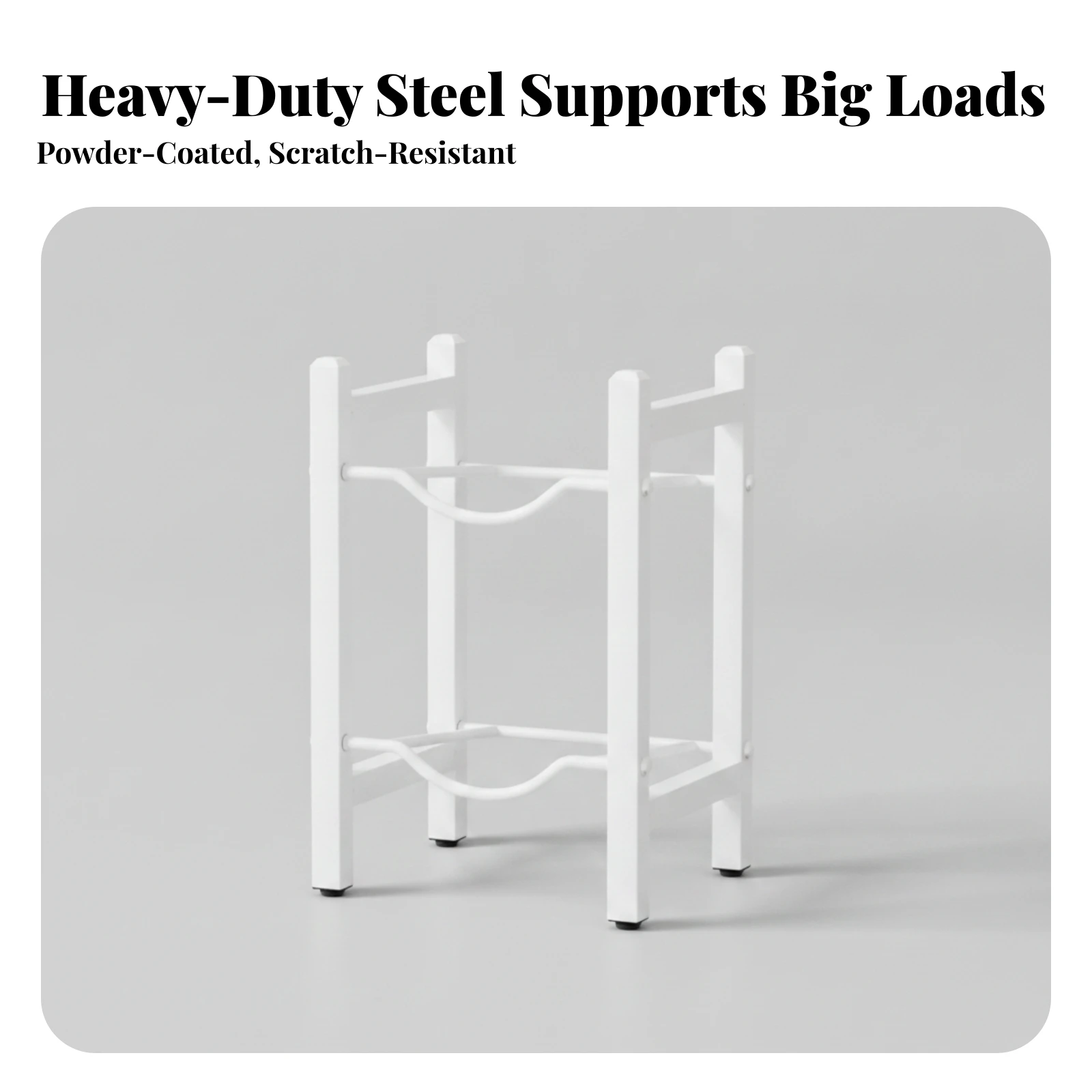 Water Bottle Storage Rack Metal Water Bottle Rack Sturdy Vibration-Resistant-Resistant for Office, Kitchen
