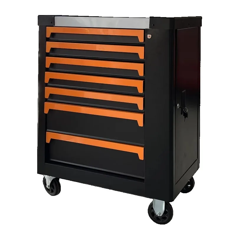 Factory Wholesale Metal Tool Chest & Mobile Trolley Cart-OEM Complete Mechanics Set with 7 Drawers for Automotive Workshop